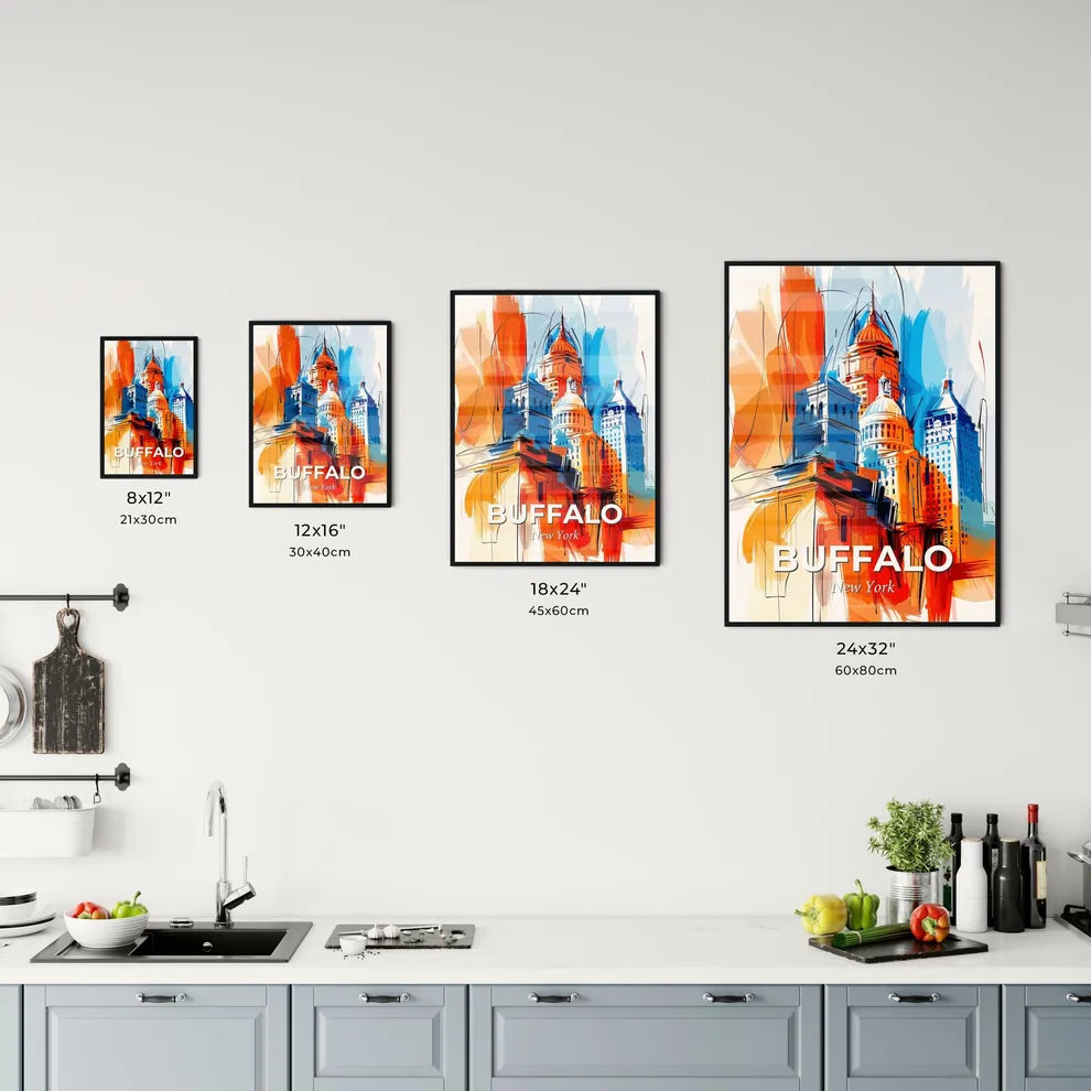 Vibrant Buffalo, New York Kitchen Art