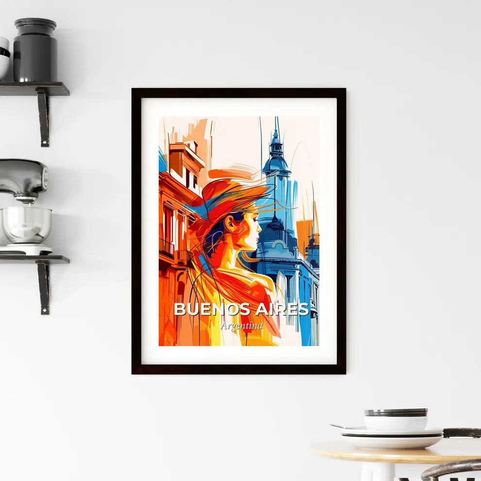 Vibrant Buenos Aires, Argentina Framed Print