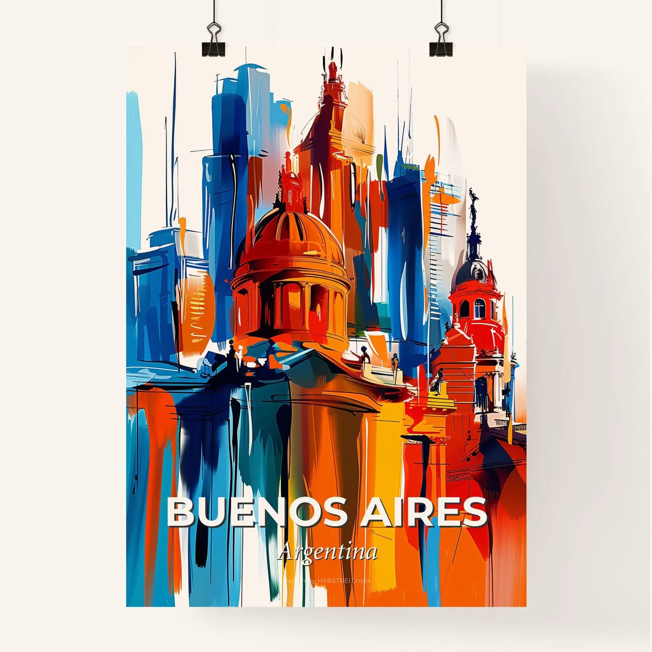 Vibrant Buenos Aires, Argentina Poster