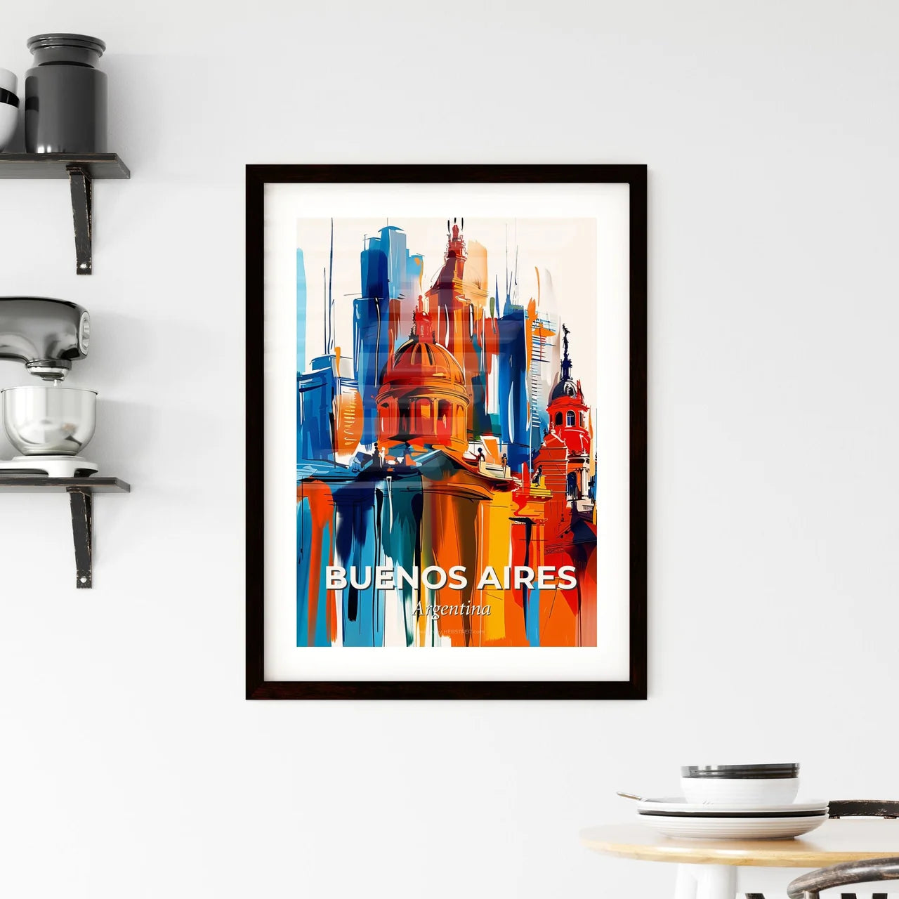 Vibrant Buenos Aires, Argentina Framed Print