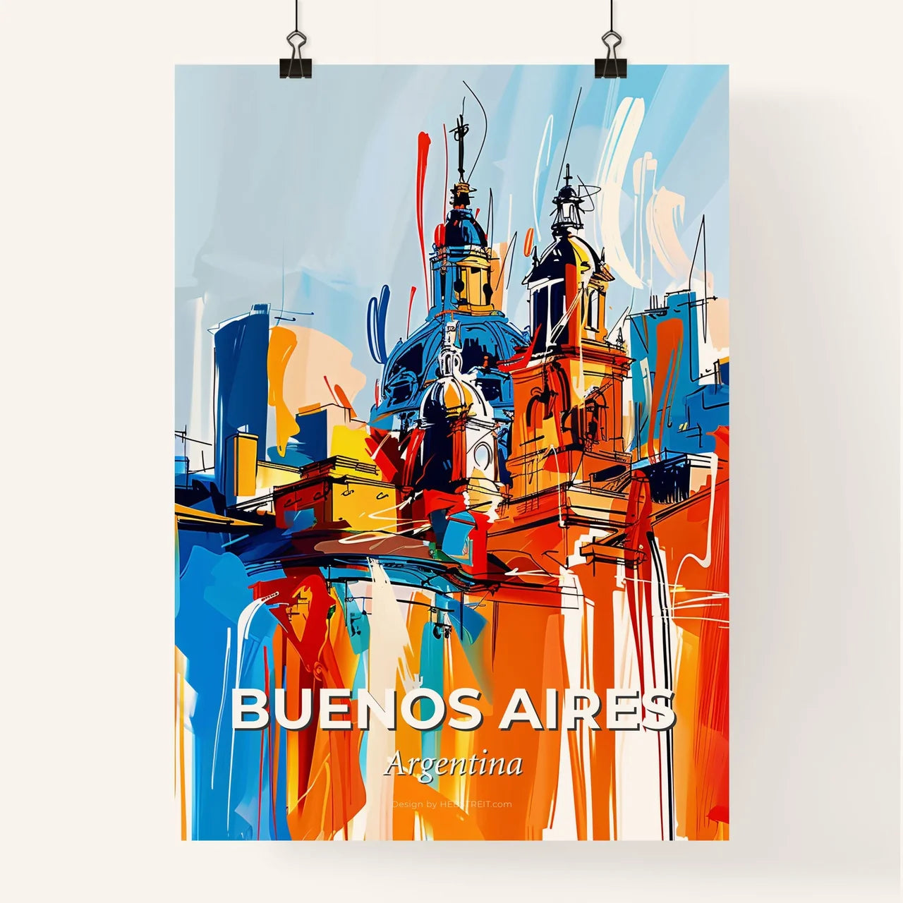 Vibrant Buenos Aires, Argentina Poster