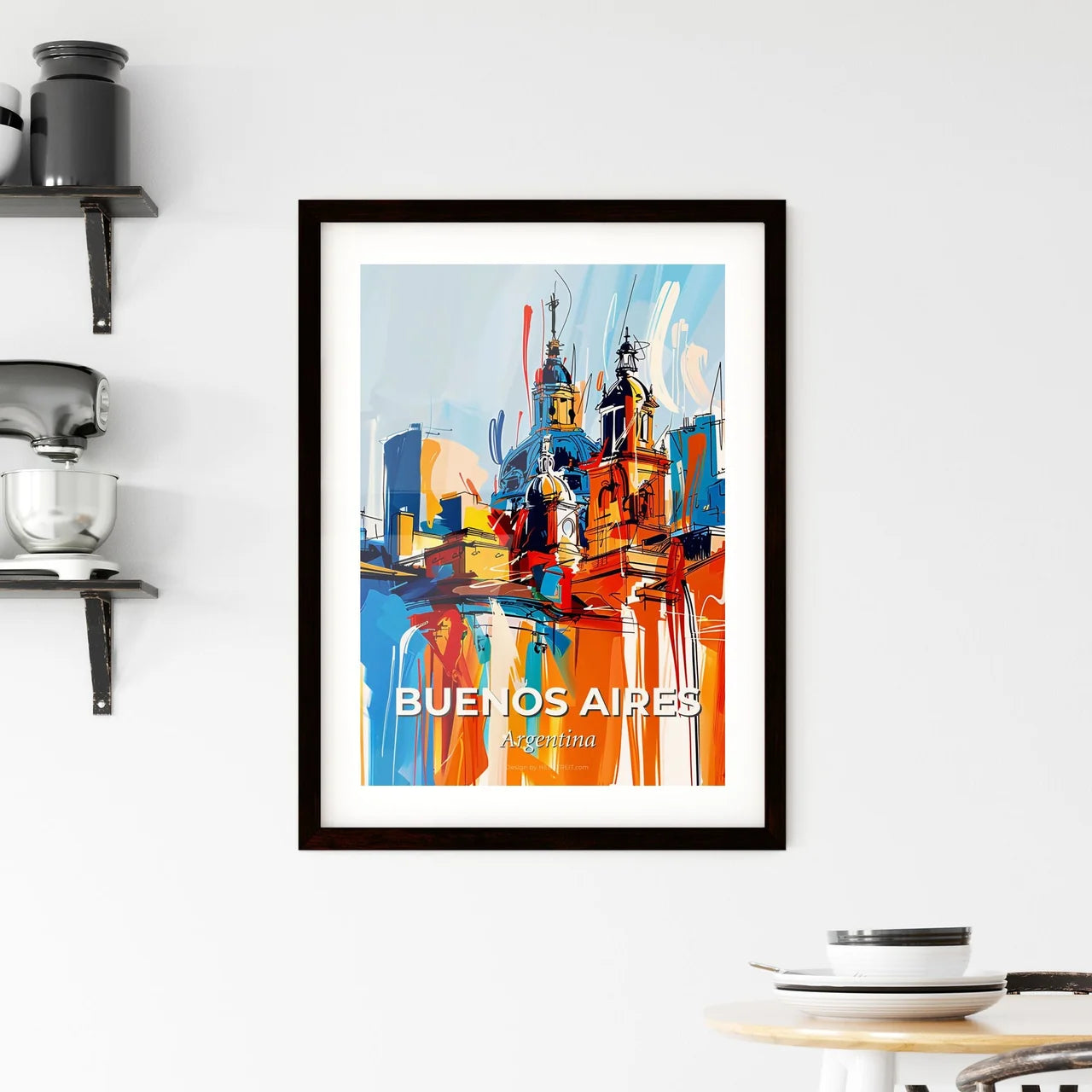 Vibrant Buenos Aires, Argentina Framed Print