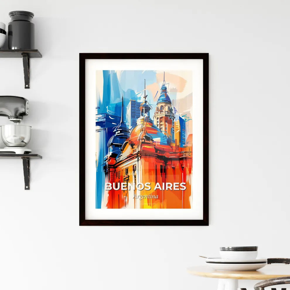 Vibrant Buenos Aires, Argentina Framed Print