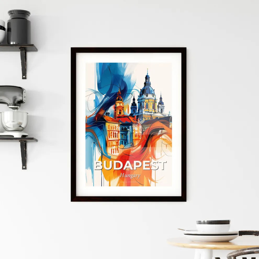 Vibrant Budapest, Hungary Framed Print