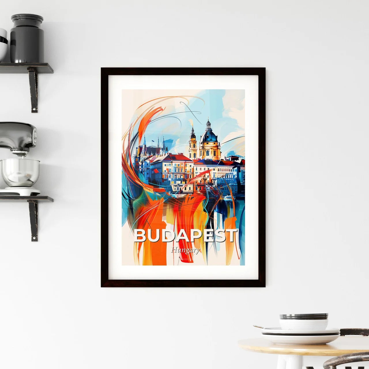 Vibrant Budapest, Hungary Framed Print