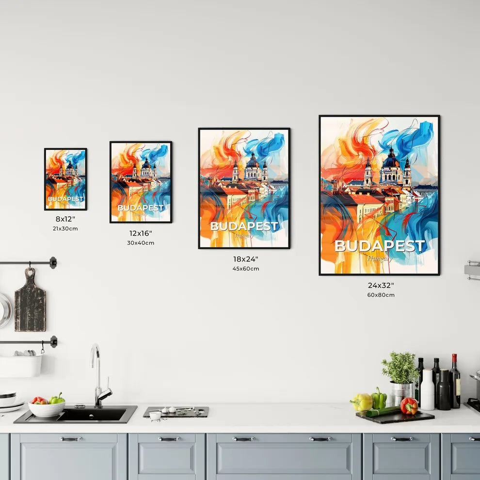 Vibrant Budapest, Hungary Kitchen Art