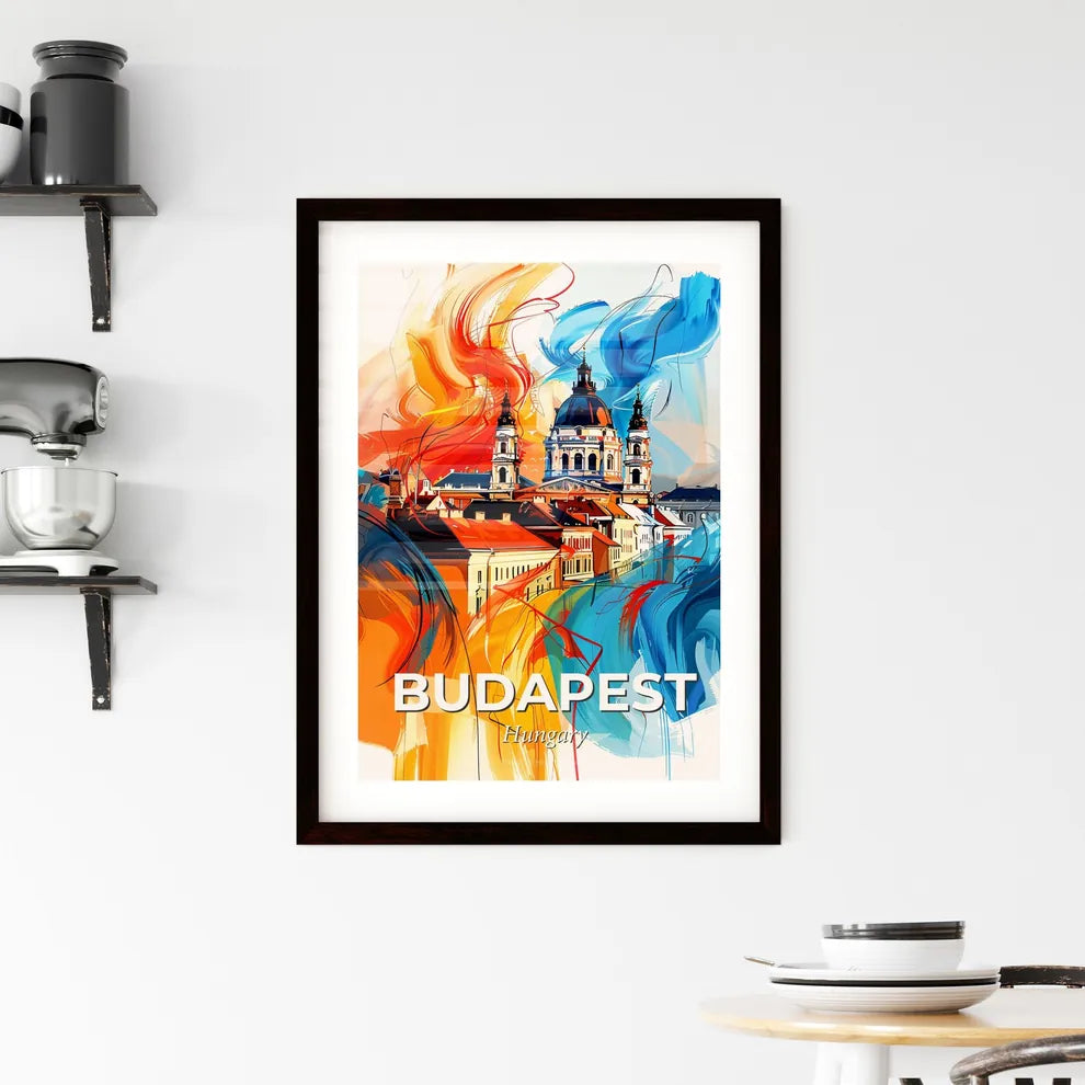 Vibrant Budapest, Hungary Framed Print