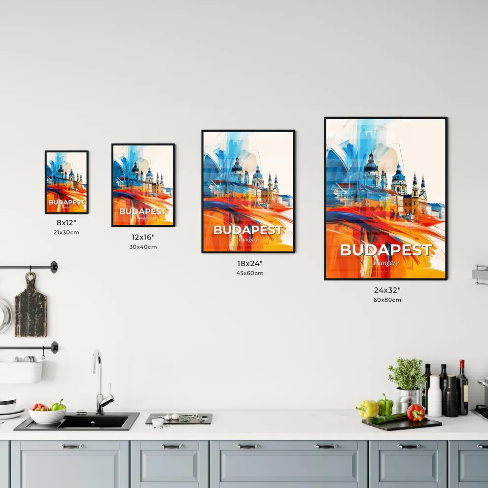 Vibrant Budapest, Hungary Kitchen Art