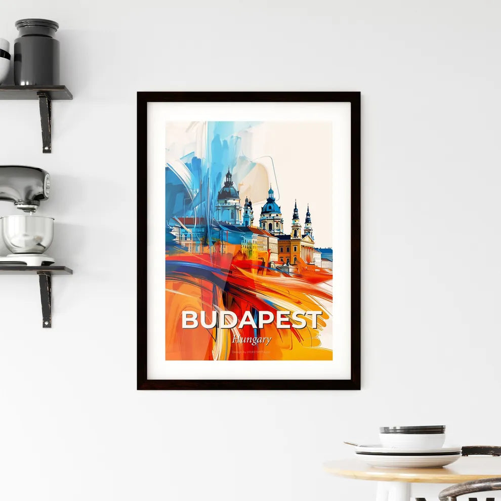 Vibrant Budapest, Hungary Framed Print