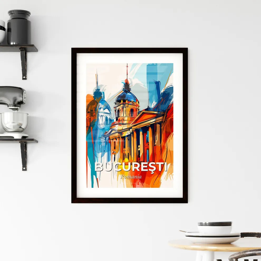 Vibrant Bucureşti, Romania Framed Print
