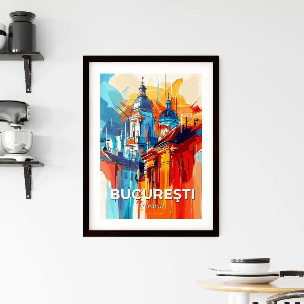 Vibrant Bucureşti, Romania Framed Print