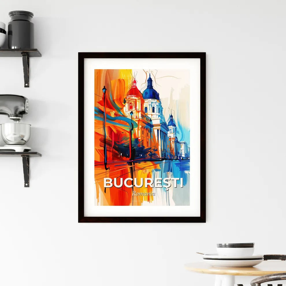 Vibrant Bucureşti, Romania Framed Print