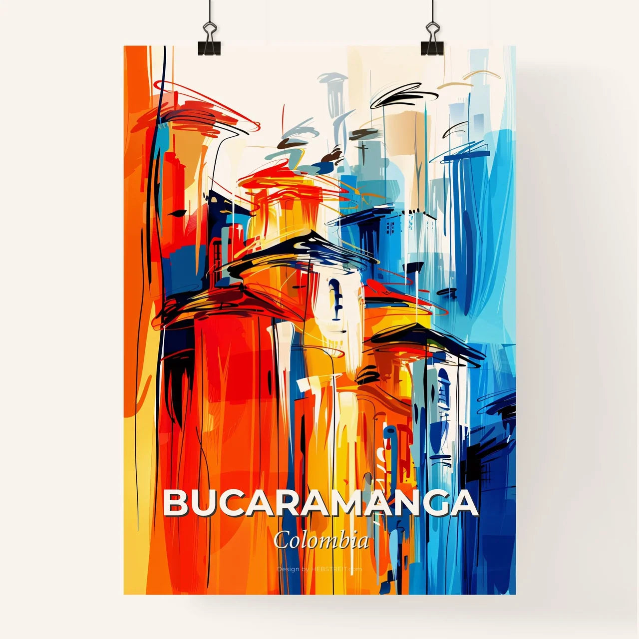 Vibrant Bucaramanga, Colombia Poster