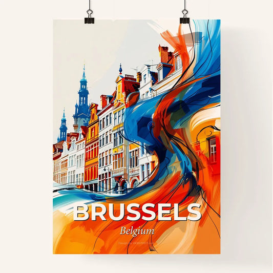 Vibrant Brussels, Belgium Poster