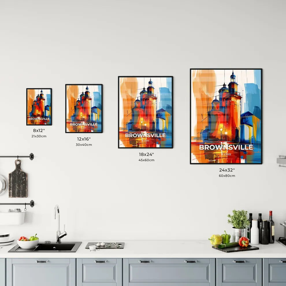 Vibrant Brownsville, Texas Kitchen Art