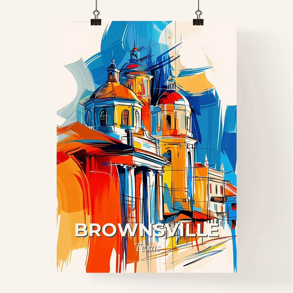 Vibrant Brownsville, Texas Poster