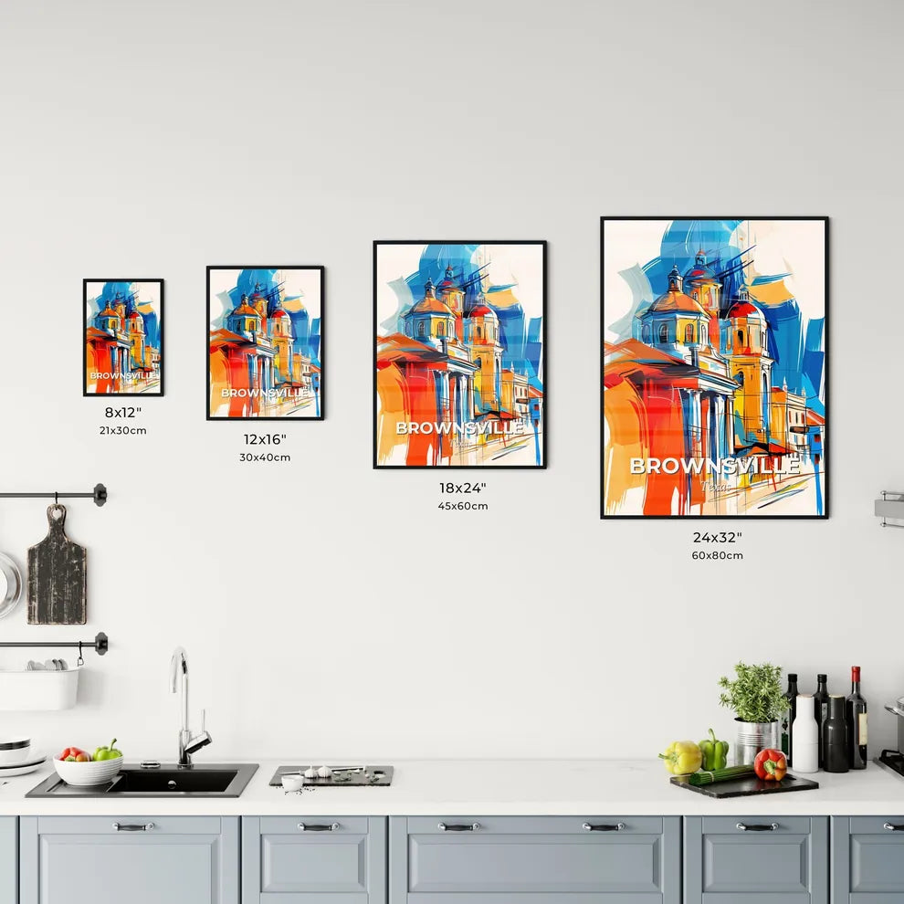 Vibrant Brownsville, Texas Kitchen Art