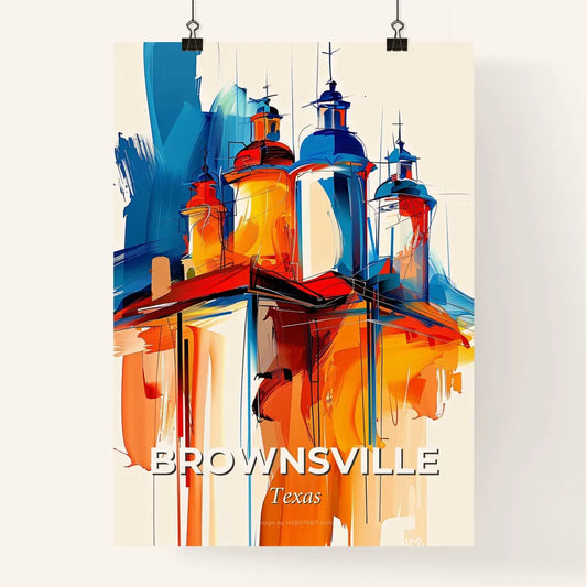 Vibrant Brownsville, Texas Poster