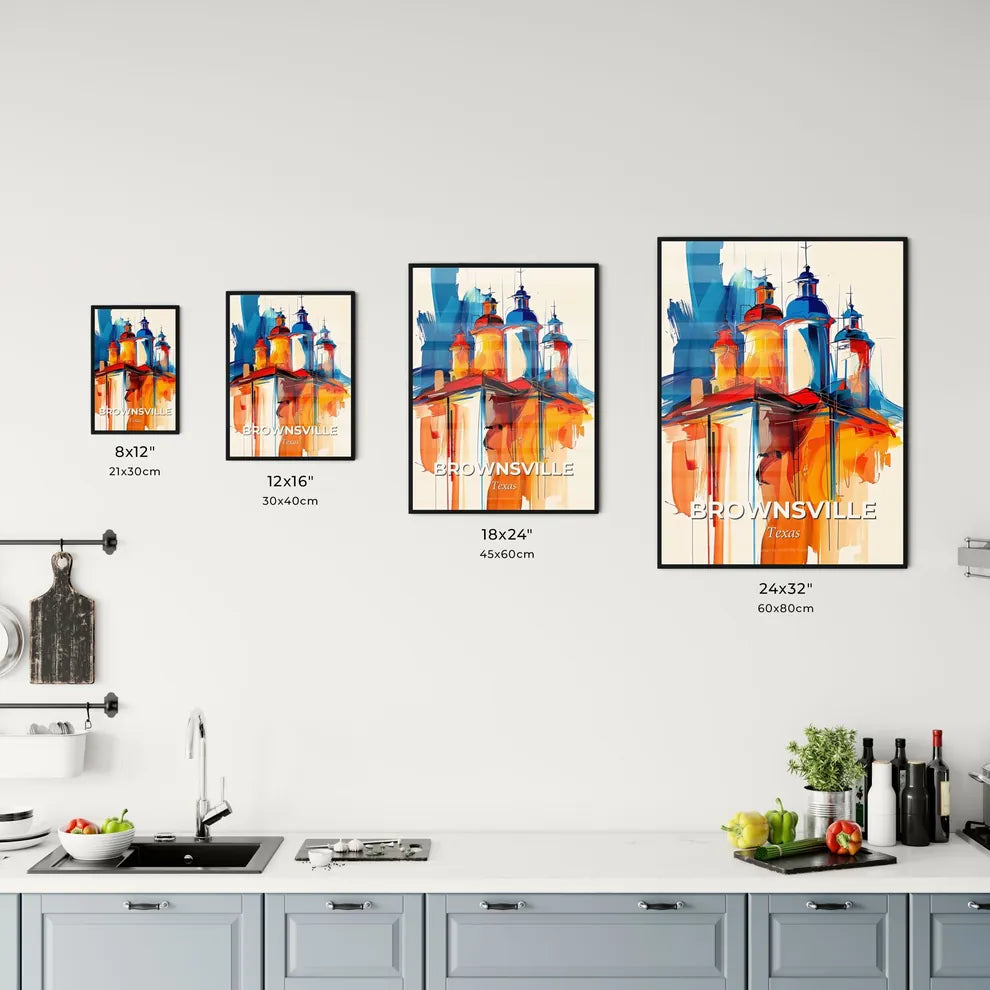 Vibrant Brownsville, Texas Kitchen Art