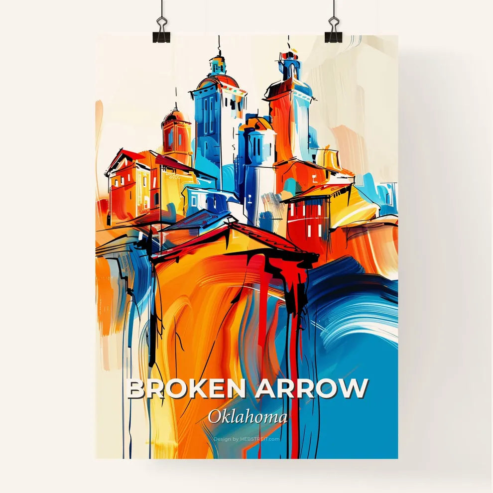 Vibrant Broken Arrow, Oklahoma Poster