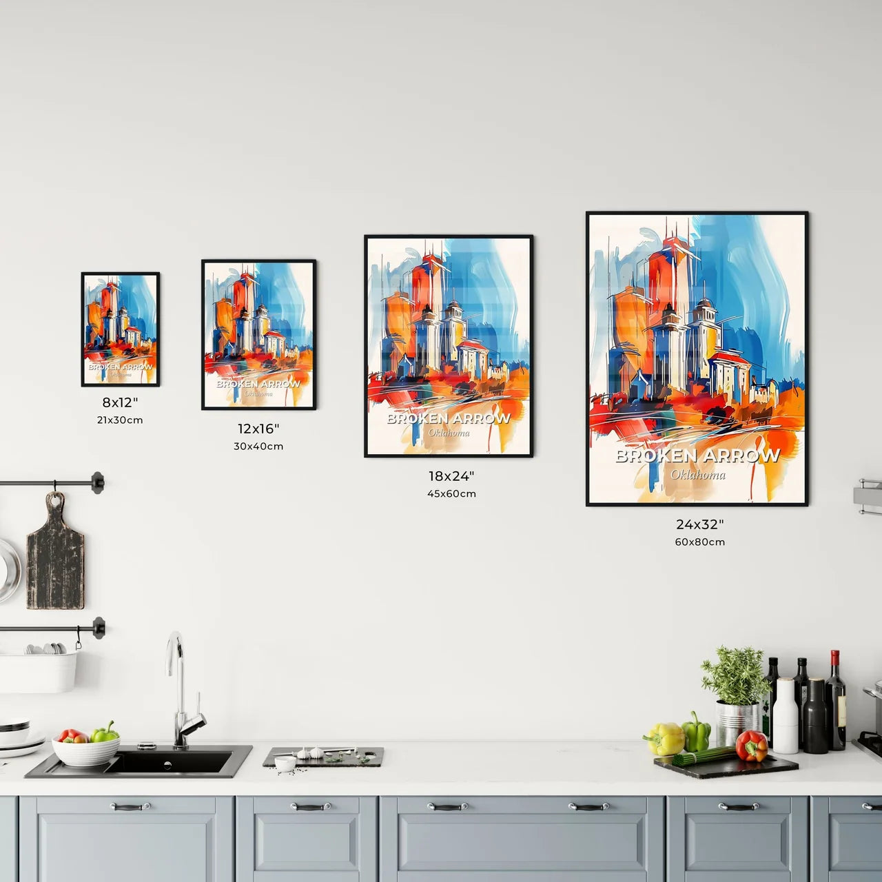 Vibrant Broken Arrow, Oklahoma Kitchen Art
