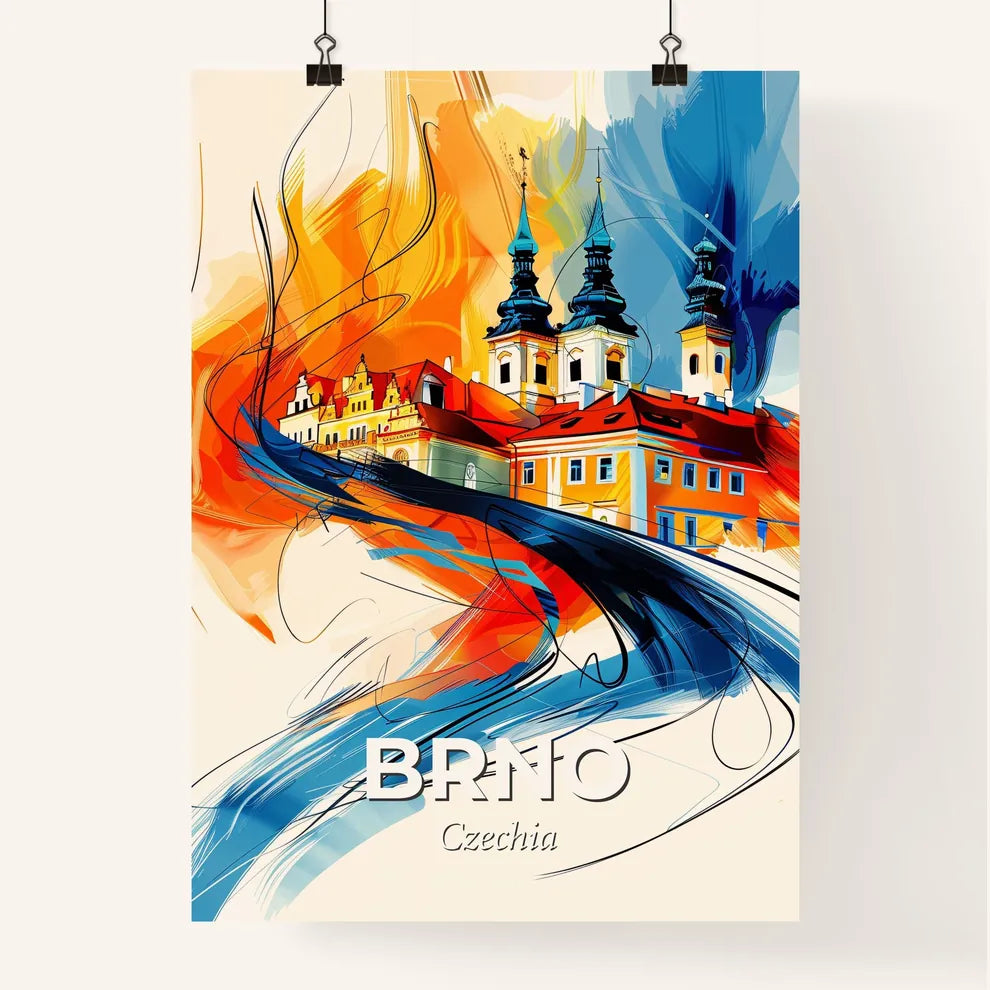 Vibrant Brno, Czechia Poster