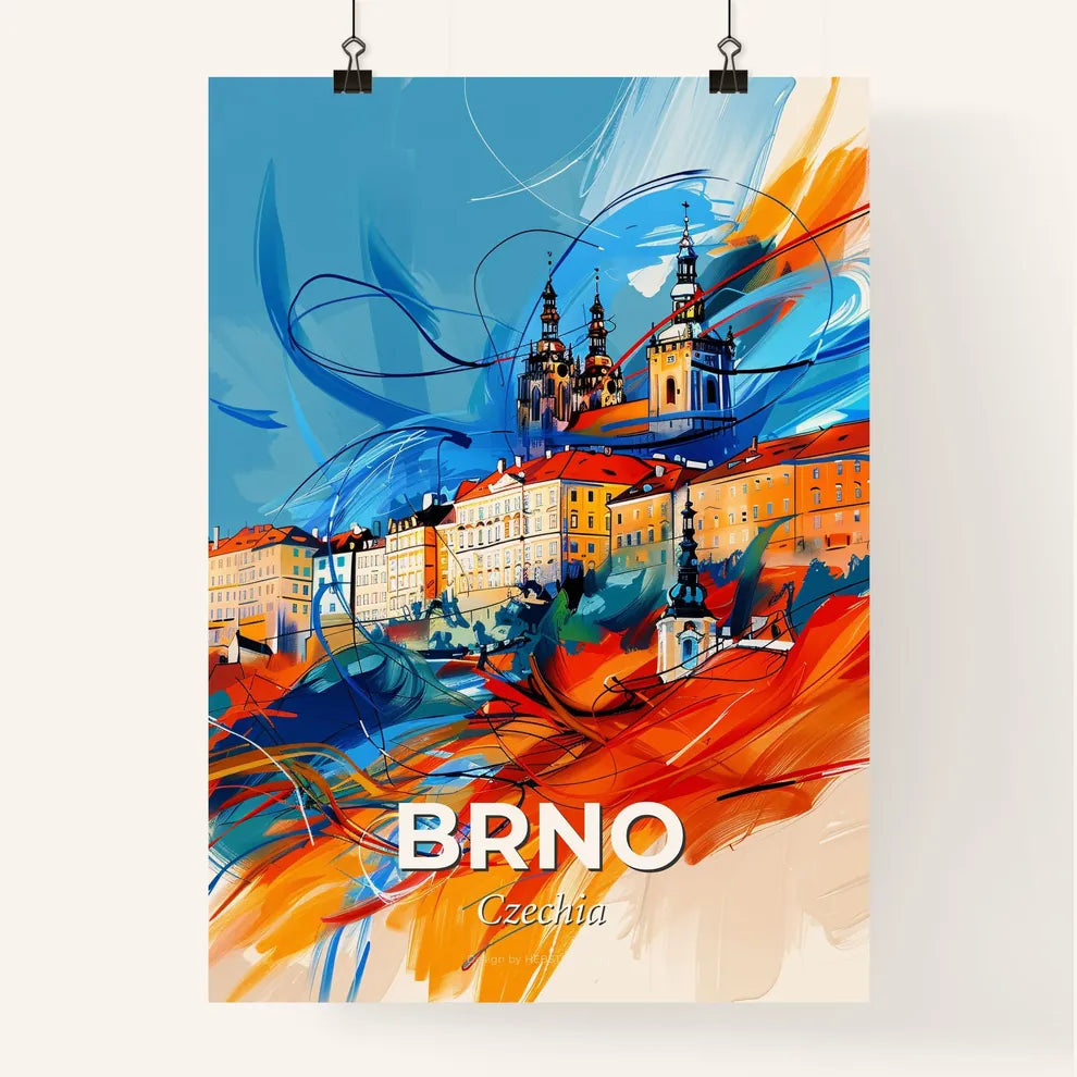 Vibrant Brno, Czechia Poster