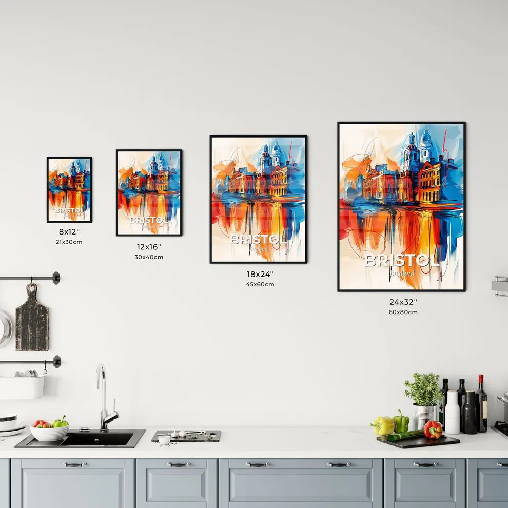 Vibrant Bristol, England Kitchen Art