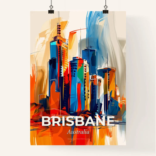 Vibrant Brisbane, Australia Poster