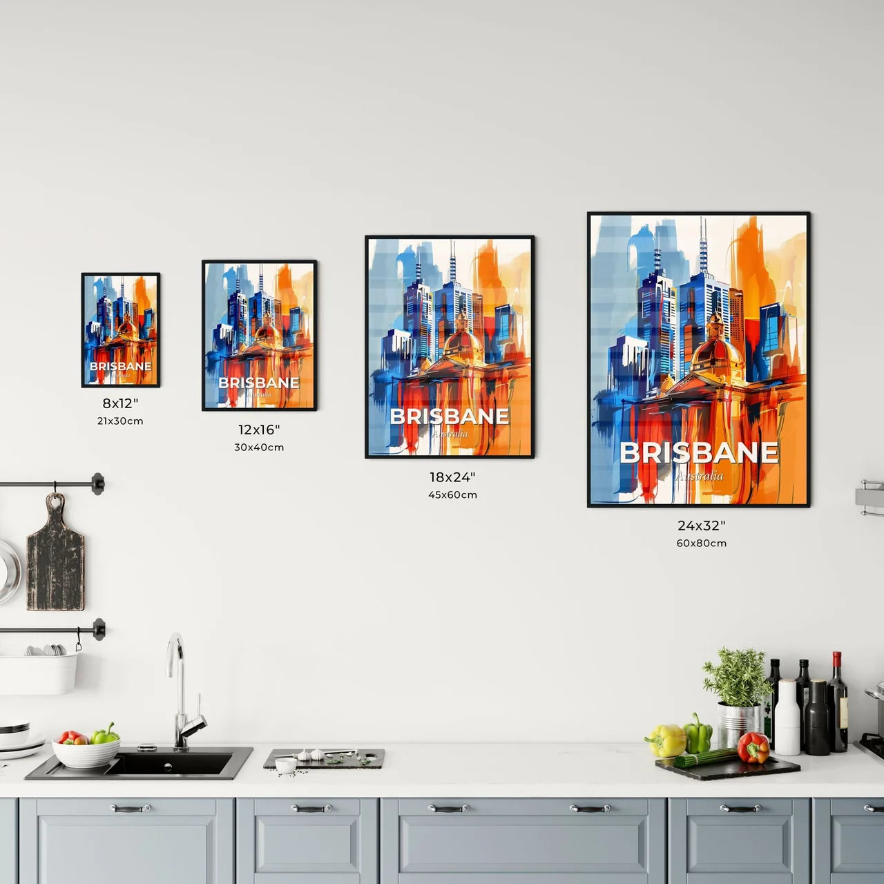 Vibrant Brisbane, Australia Kitchen Art