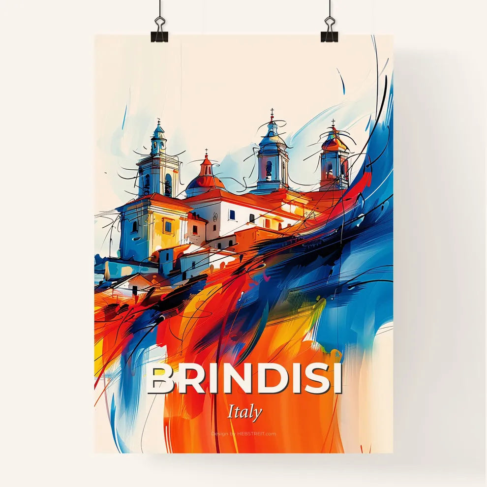 Vibrant Brindisi, Italy Poster