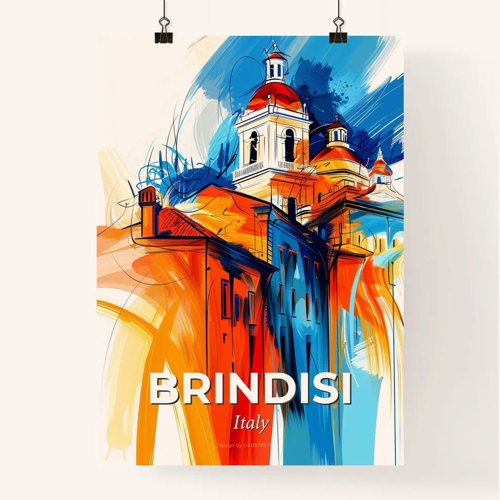 Vibrant Brindisi, Italy Poster