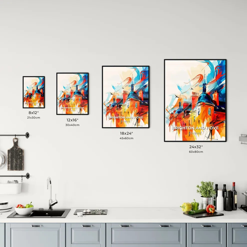 Vibrant Brighton And Hove, England Kitchen Art
