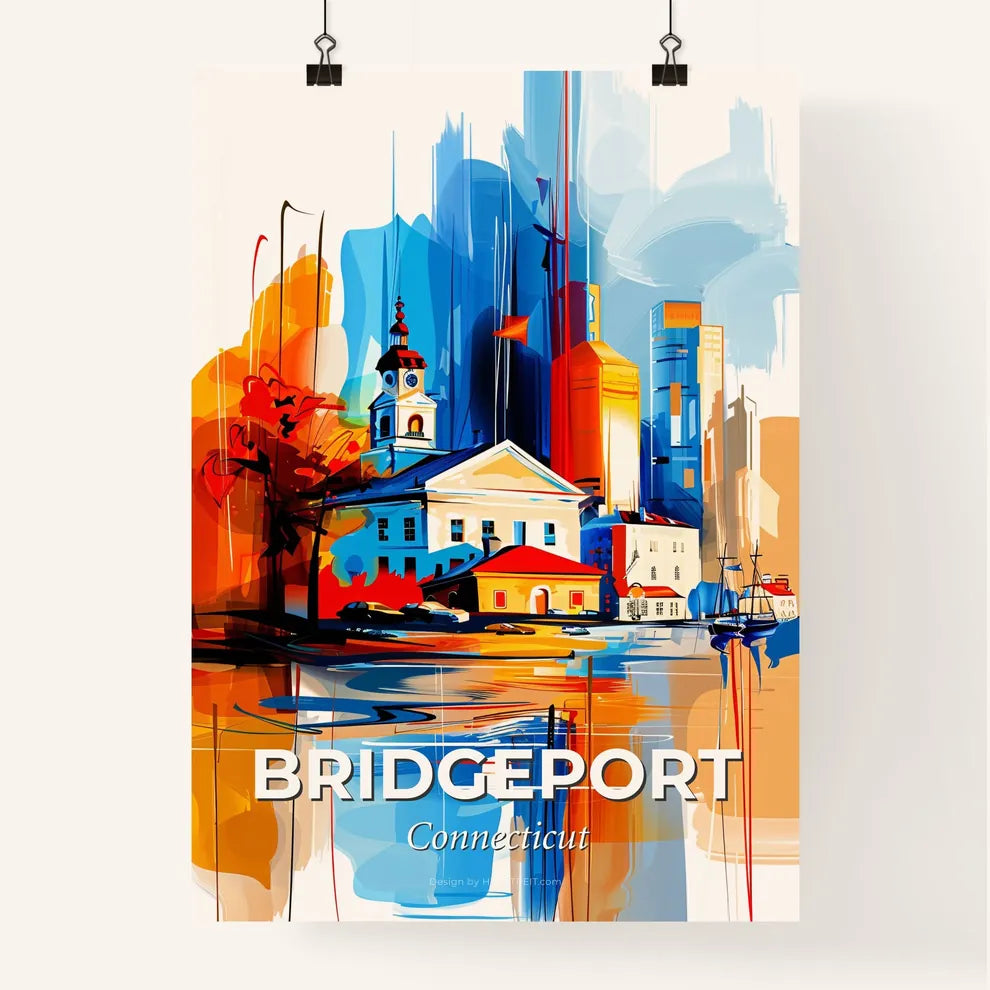 Vibrant Bridgeport, Connecticut Poster