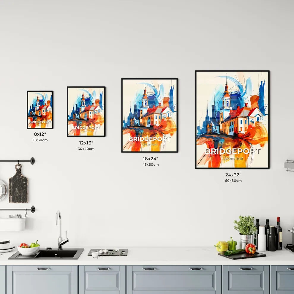 Vibrant Bridgeport, Connecticut Kitchen Art