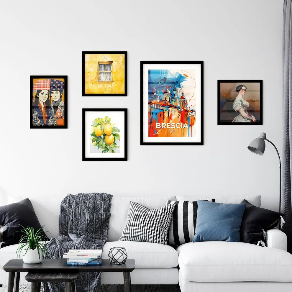 Vibrant Brescia , Italy Wall Art Collection