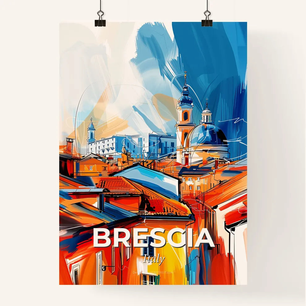 Vibrant Brescia , Italy Poster