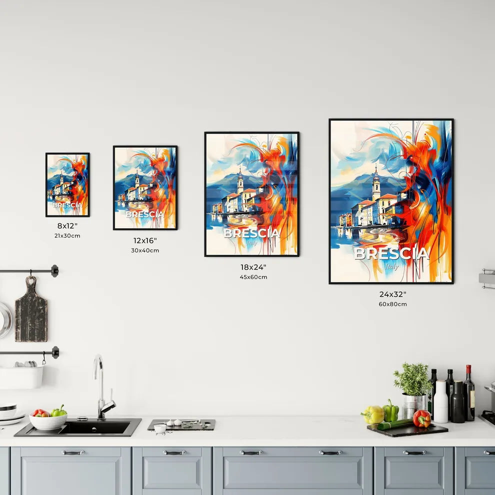 Vibrant Brescia , Italy Kitchen Art