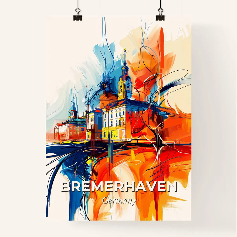 Vibrant Bremerhaven, Germany Poster