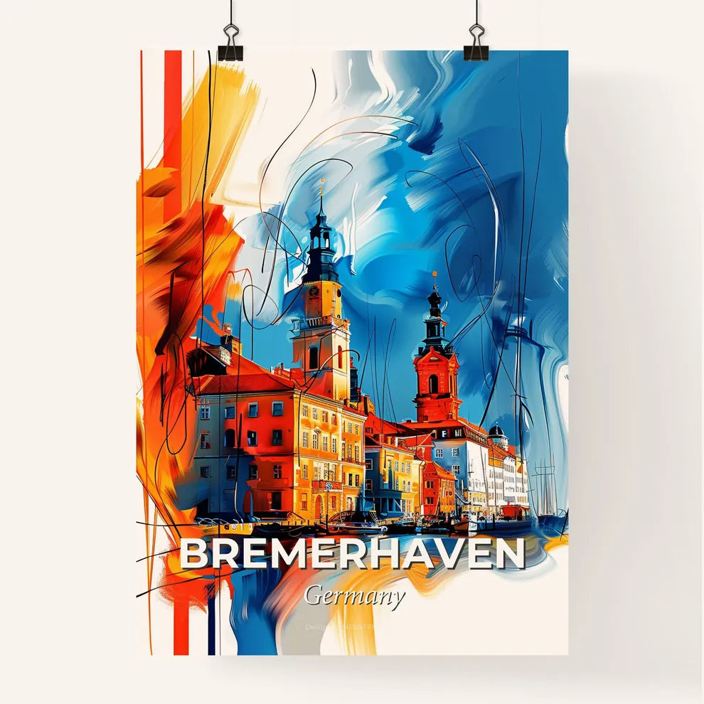 Vibrant Bremerhaven, Germany Poster