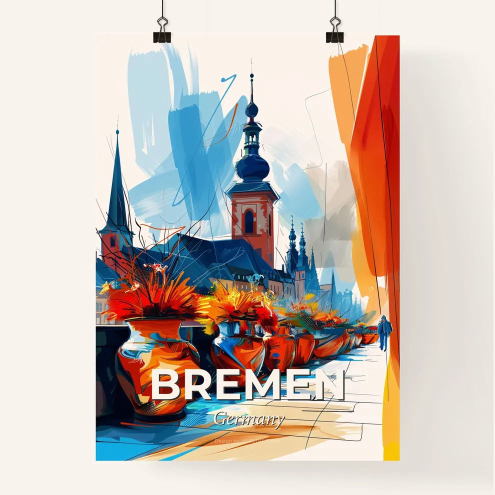 Vibrant Bremen, Germany Poster