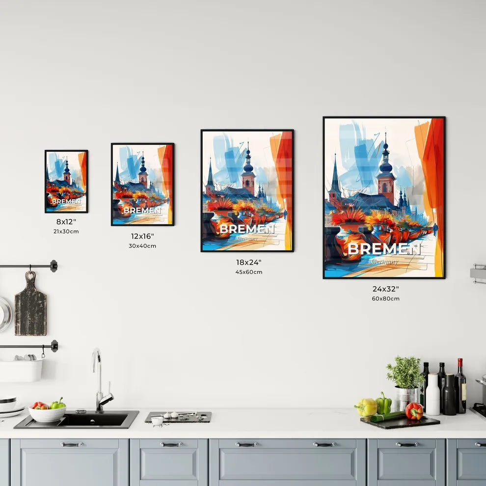Vibrant Bremen, Germany Kitchen Art
