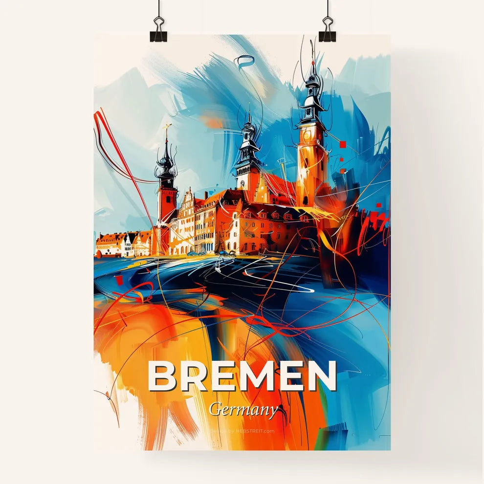 Vibrant Bremen, Germany Poster