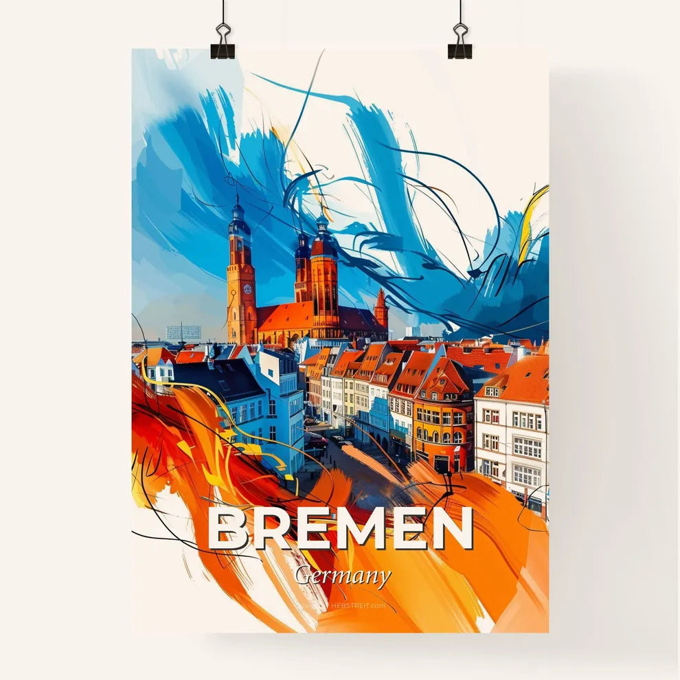 Vibrant Bremen, Germany Poster