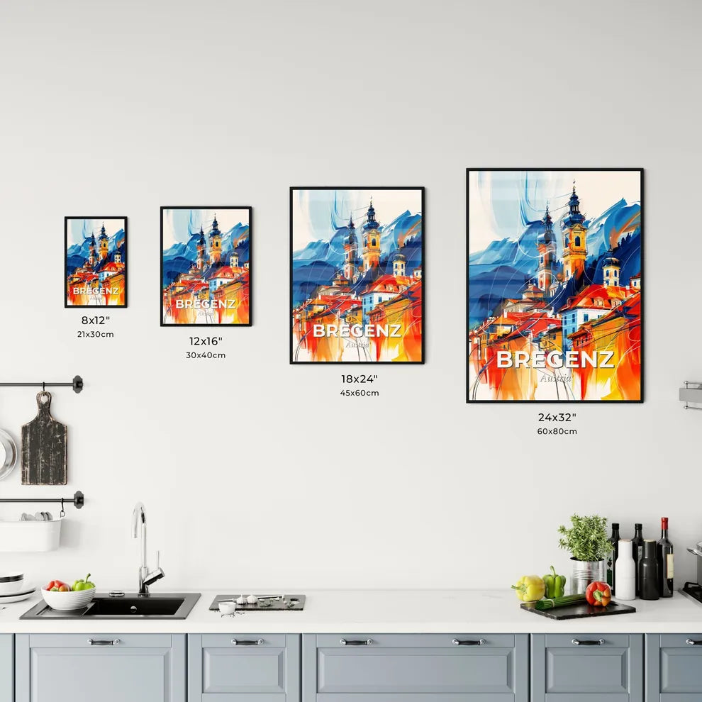 Vibrant Bregenz, Austria Kitchen Art