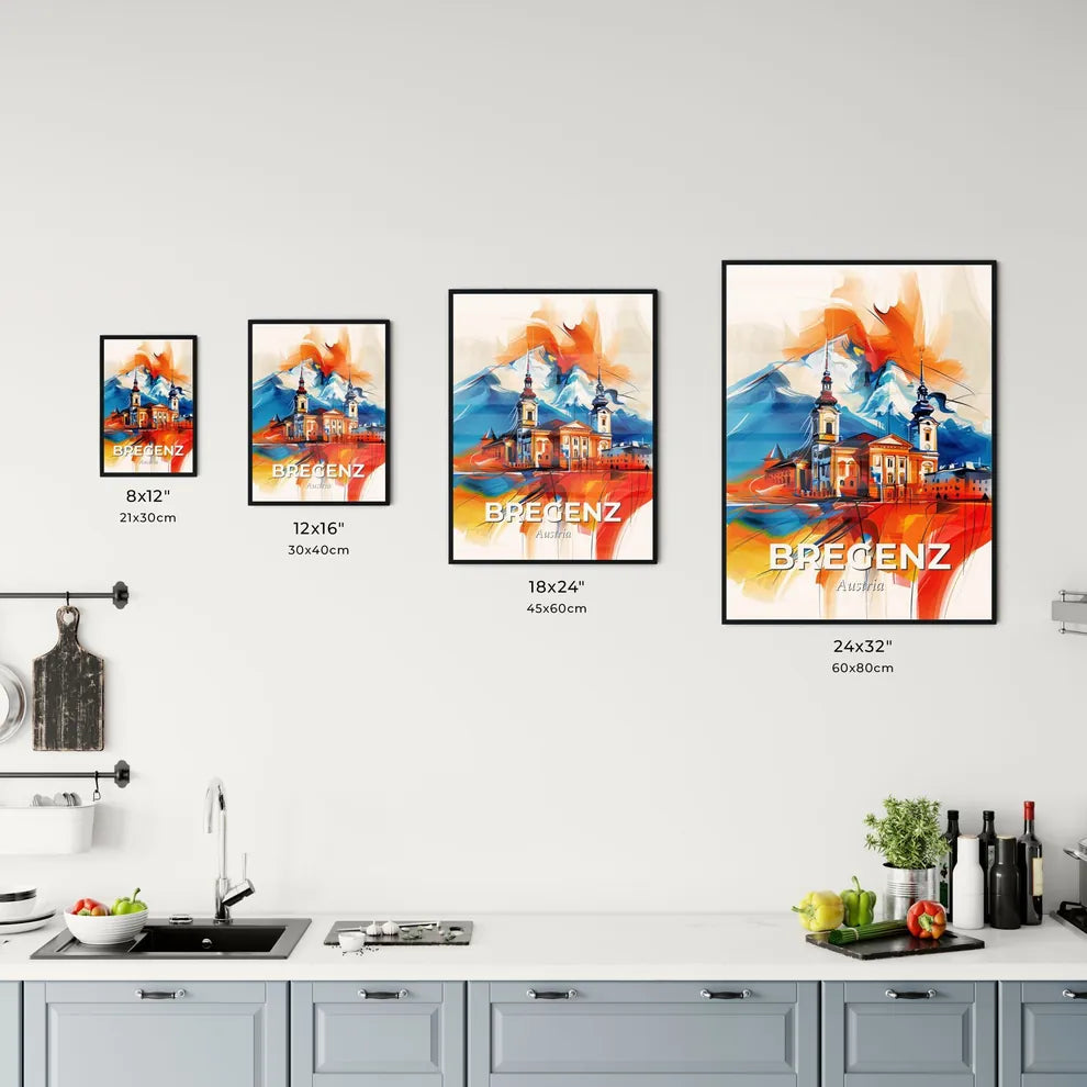 Vibrant Bregenz, Austria Kitchen Art