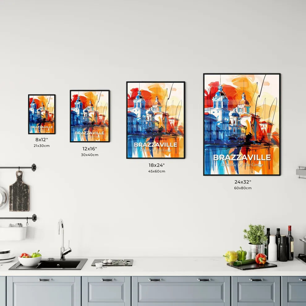 Vibrant Brazzaville, Republic Of The Congo Kitchen Art