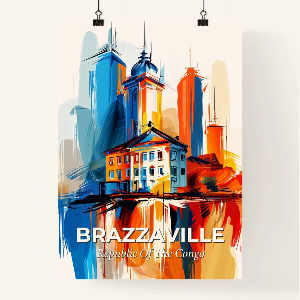 Vibrant Brazzaville, Republic Of The Congo Poster