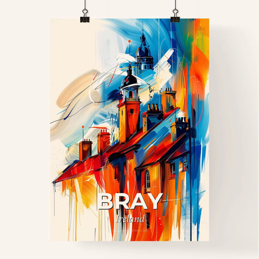 Vibrant Bray, Ireland Poster