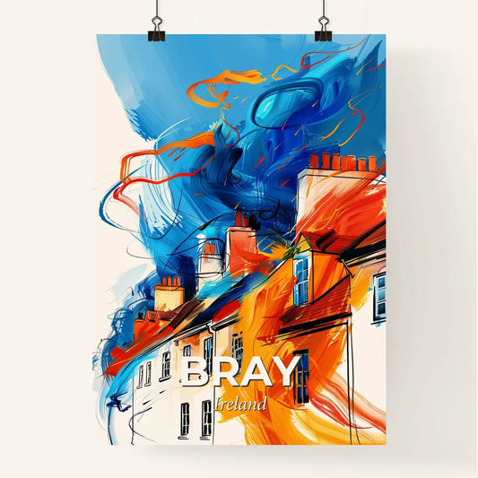 Vibrant Bray, Ireland Poster